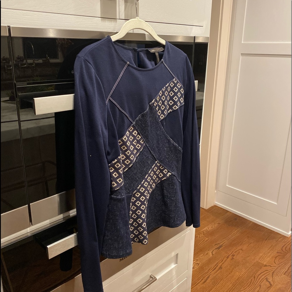 BCBG péplum top